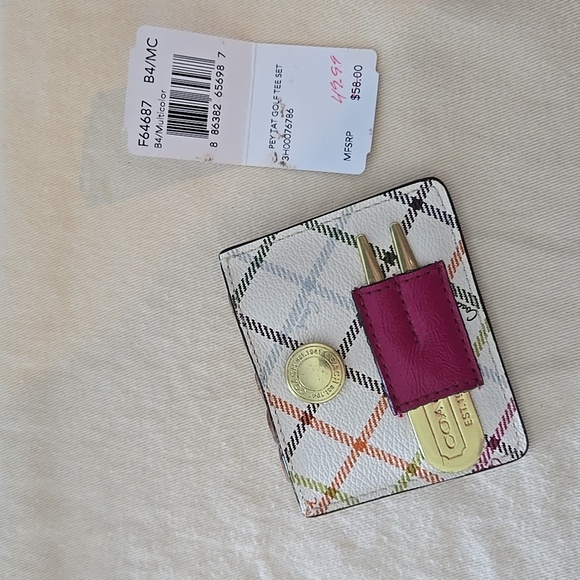 Coach Golf Tee Set Card case - Picture 1 of 3